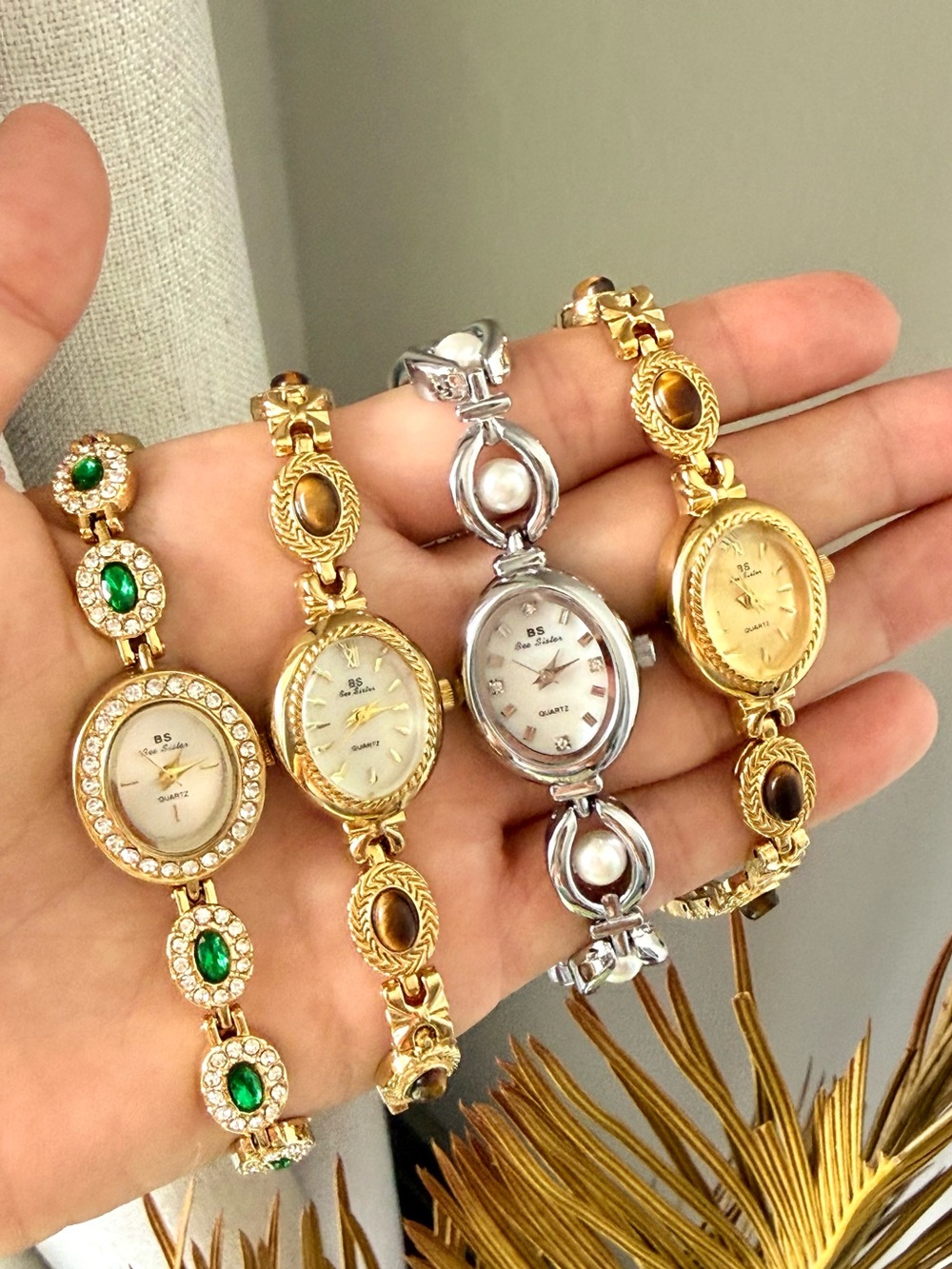 Dainty Vintage-Style Bracelet Watch